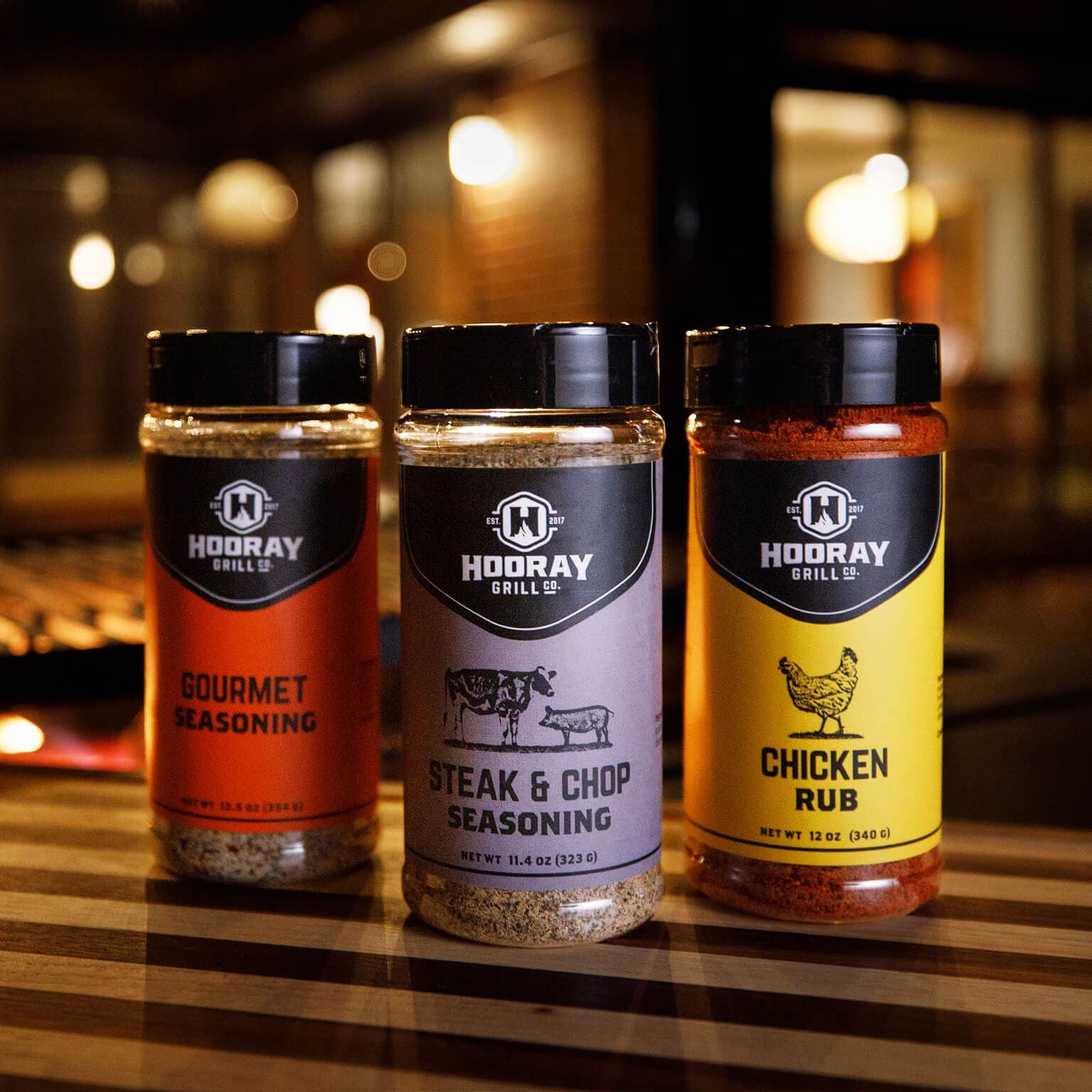 Hooray Grill Seasoning Set
