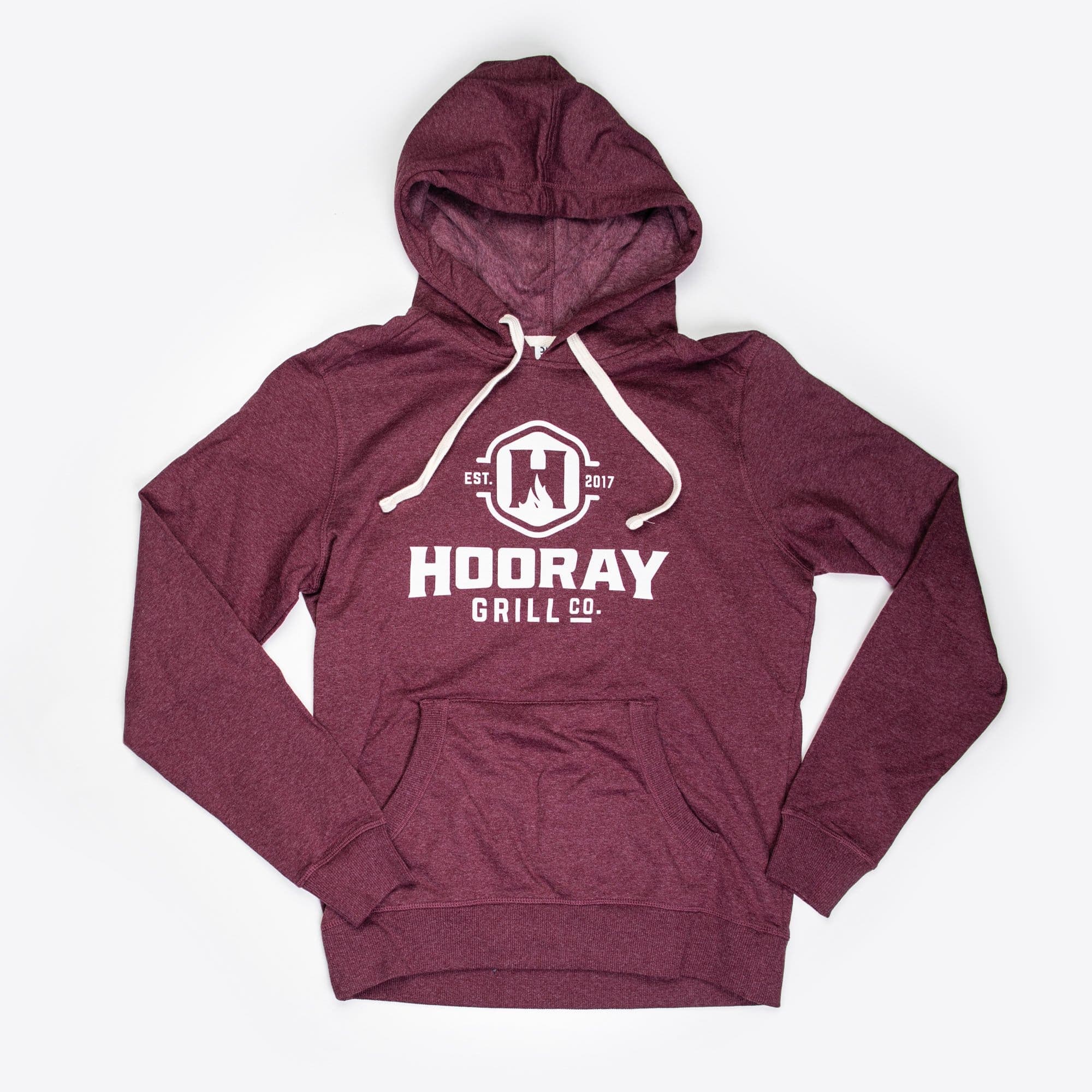 Hooray Grill Maroon Hoodie